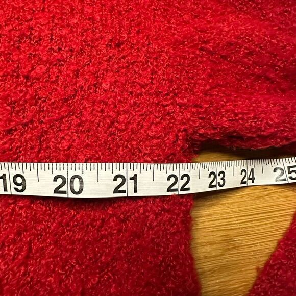 J. Jill wool blend sweater medium red - Picture 4 of 9